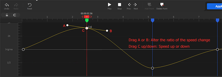 Change Bezier Curve Shape