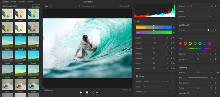 색상 편집기 개요