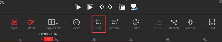 Crop Button