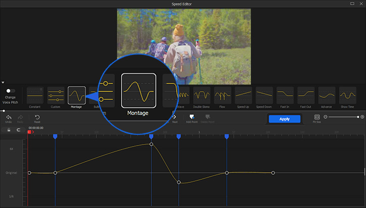 Use Montage in Hiking Video