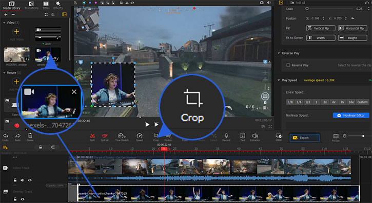 Adjust Size and Shape of PiP