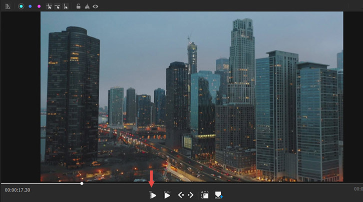 Preview the Timeline from the Beginning