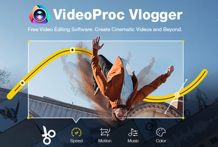 Features in Premiere Pro Alternative: VideoProc Vlogger