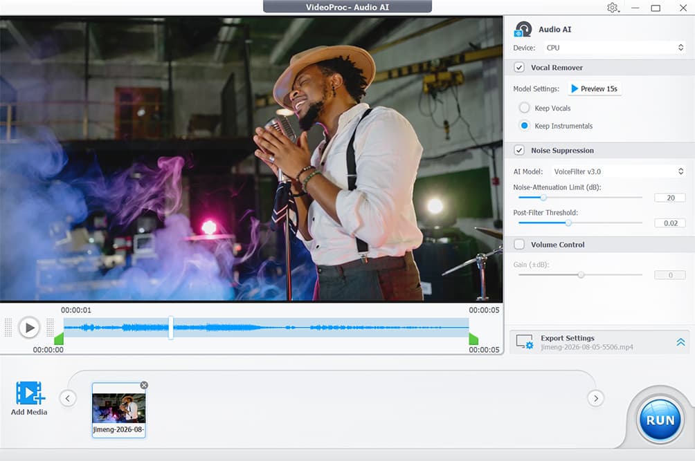 Improve Audio Quality in Video