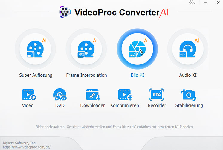 VideoProc AI Face Restoration - Step 1