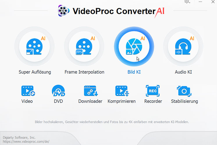 VideoProc AI Face Restoration - Step 1