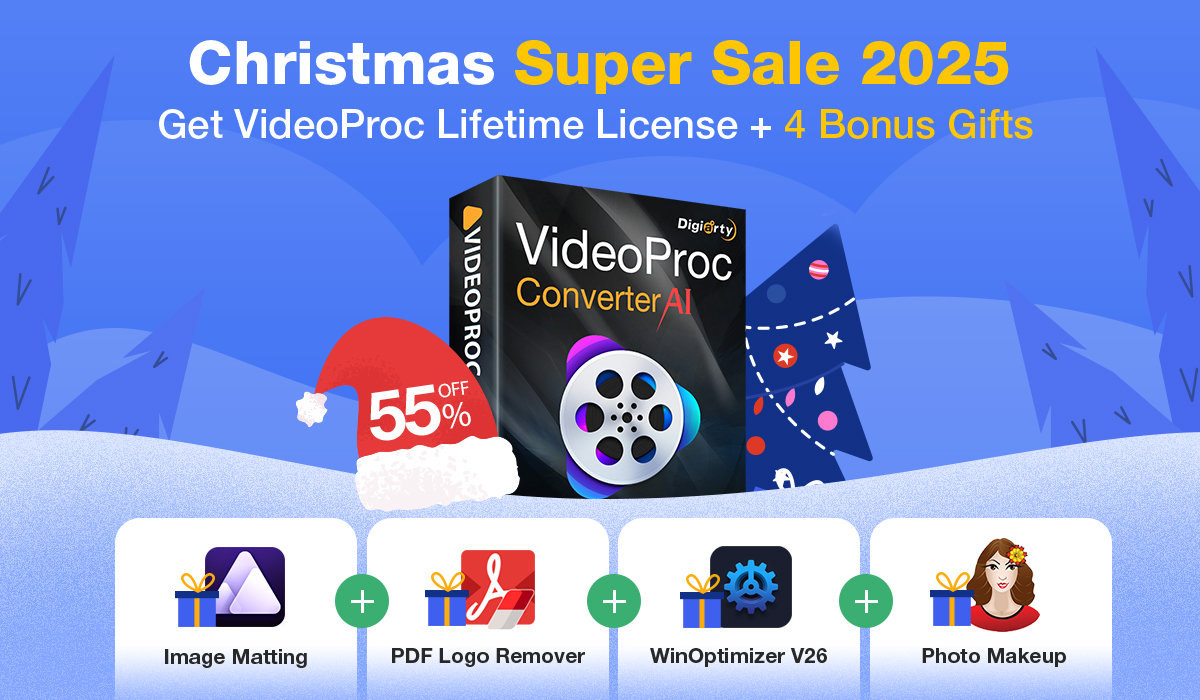 VideoProc Christmas Super Sales 2025