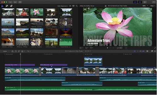 4K-Videos bearbeiten Mac - fcpx