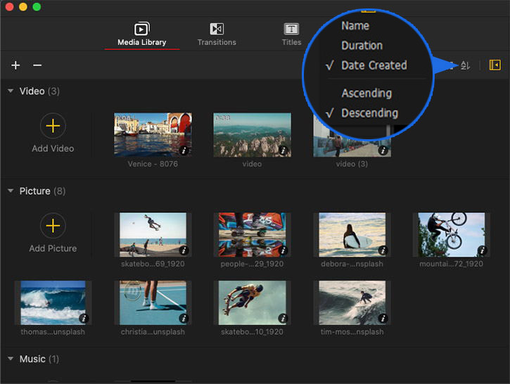 Manage Files in Media Library