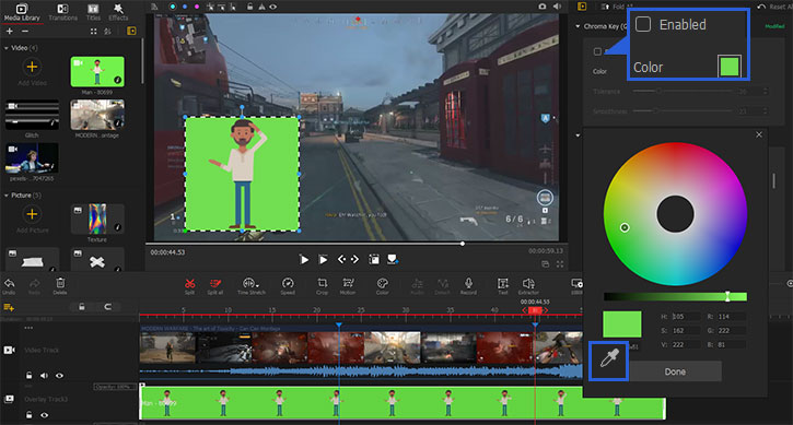 Use Chroma Key for PiP